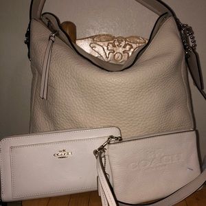 Coach Purse, wallet and coin slip. With dust bag